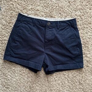 Navy Blue Chino Shorts